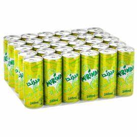 Pack Of 2 Mirinda (Hamziyaat) Citrus 242 ML (KSA Imported)