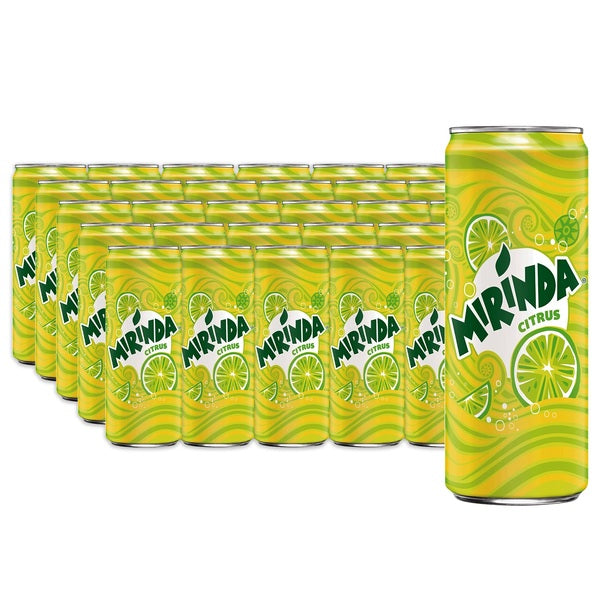 Pack Of 2 Mirinda (Hamziyaat) Citrus 242 ML (KSA Imported)