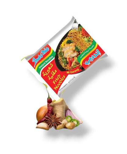 Indomie Mi Goreng Fried Instant Noodles 75g x Pack of 5 ( KSA IMPORTED )